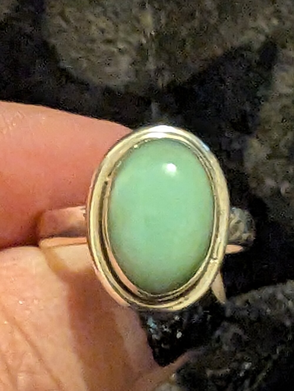 Paloma Turquoise/Variscite Ring Set In Adjustable 925 Sterling Silver - Picture 3 of 12